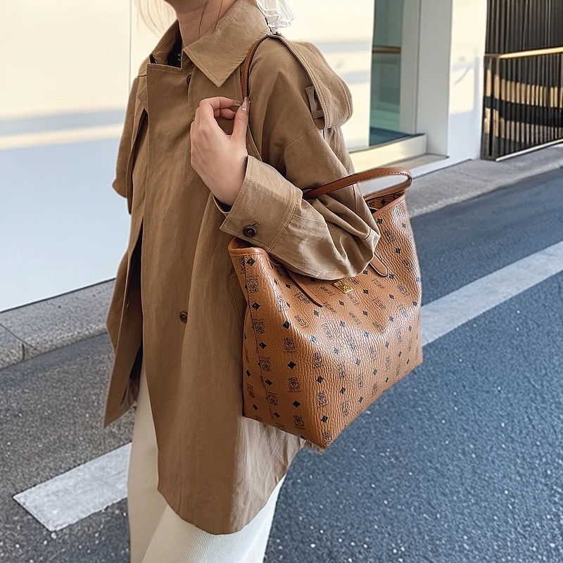 古缇蔻GUTIKOU 秋冬新款女包时尚托特包手提通勤女包大包