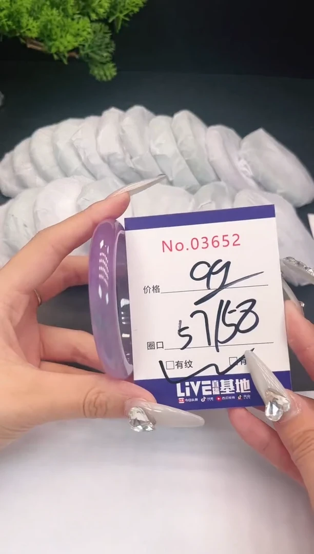 未镶嵌手镯翡翠3652