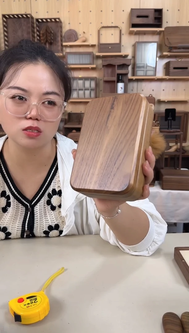木柚木单层首饰盒