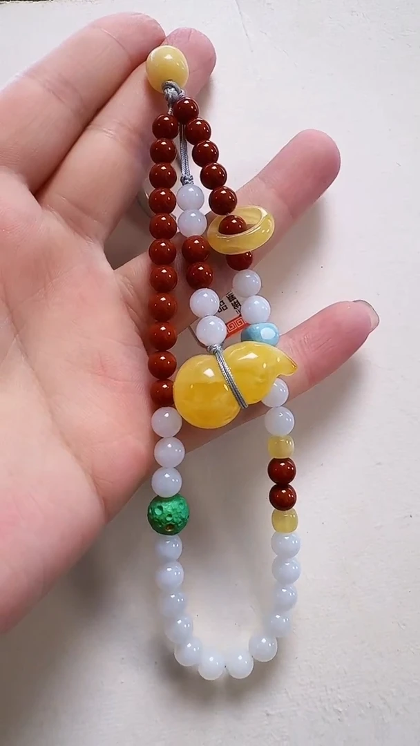 和田玉未镶嵌手机链和田玉手机链