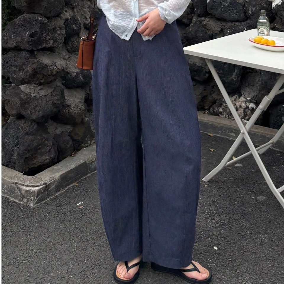 【YIYI】海家 新款显瘦 肌理防牛仔镰刀裤