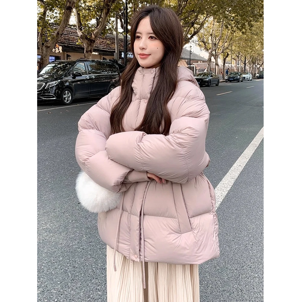 2025新款羽绒服女款韩版收腰显瘦加厚保暖面包服泡芙冬季抗寒外套