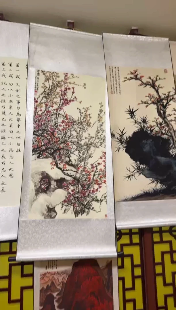 竖款二副 名家字画 清仓处理