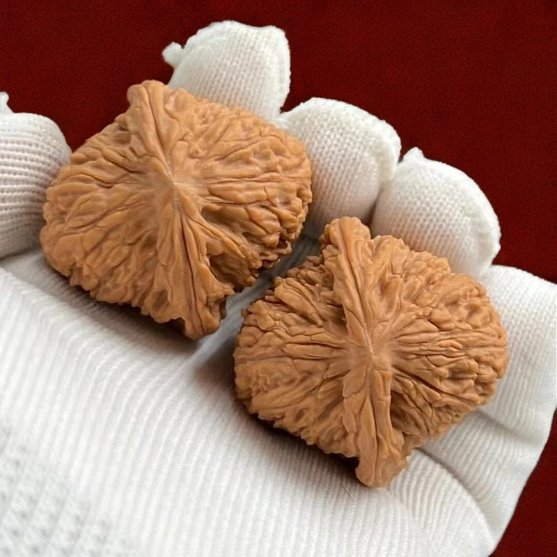 文玩核桃涿鹿县南将石窝底炮弹桩蚂蚁纹万字纽花纹精配老树野生果