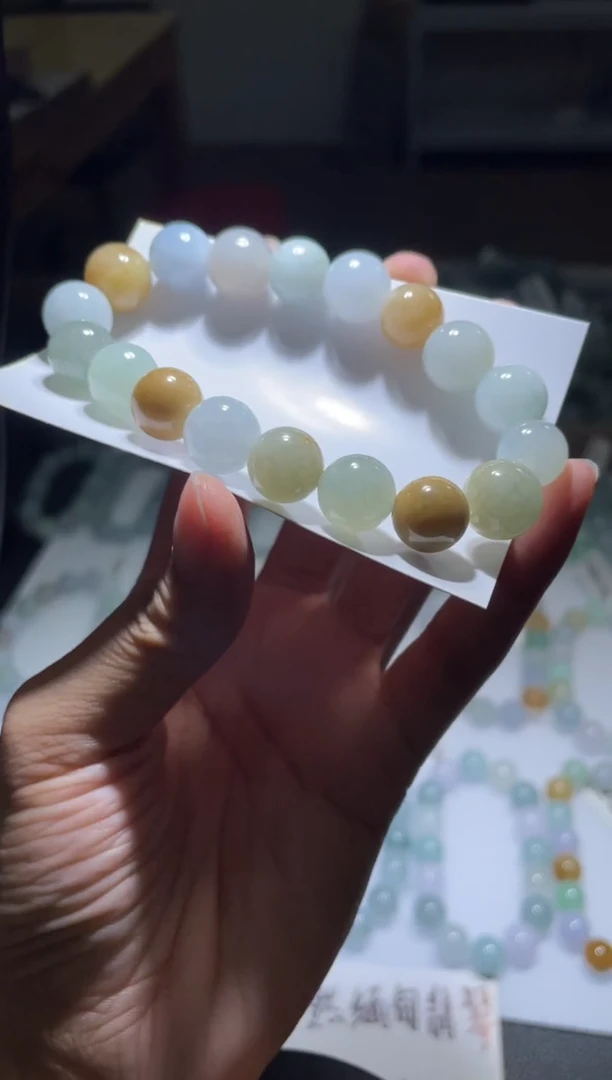 未镶嵌手链翡翠翡翠