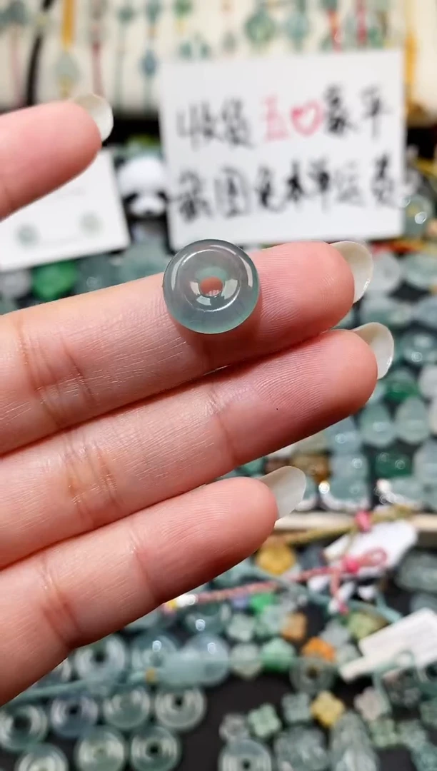 裸石翡翠冰种平安扣