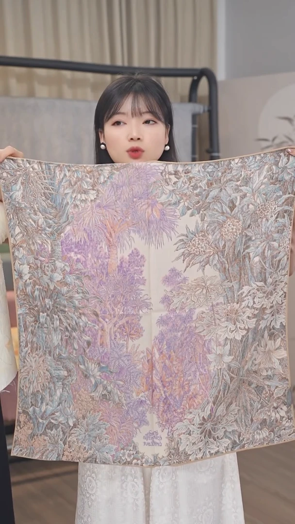 秘密花园丝毛围巾