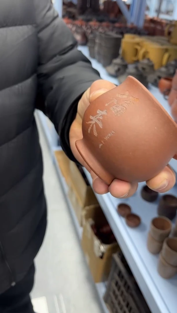 【闪购商品】紫砂茶杯宜兴紫砂盖杯