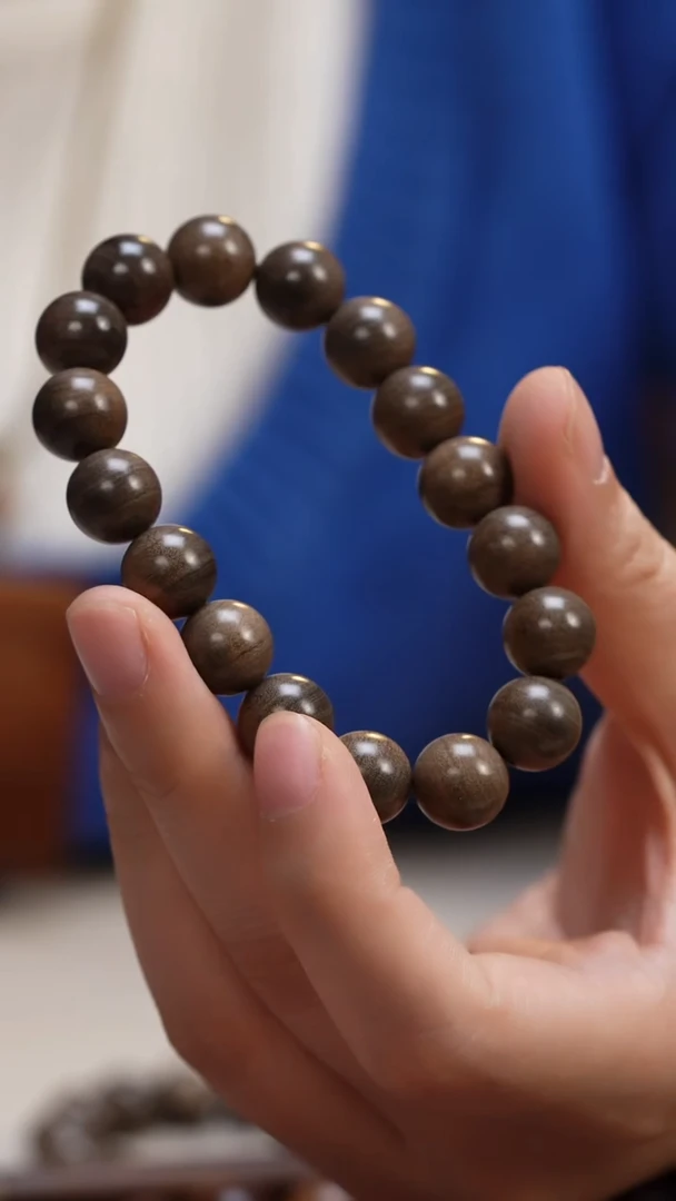 檀香木手串/手链阴沉老山檀香1.2圆珠多样式发其一
