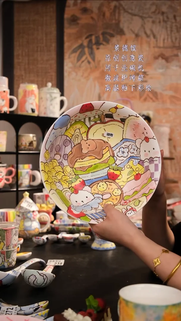 摆件陶旺的可以陶瓷设计师款