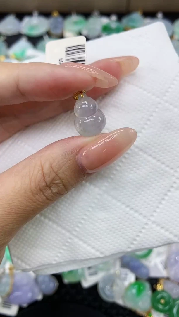 颈饰18K金镶嵌翡翠 11111111111