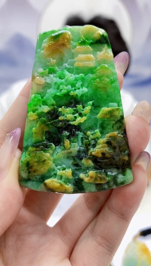 定制翡翠未镶嵌5145jw-毛货挂件123