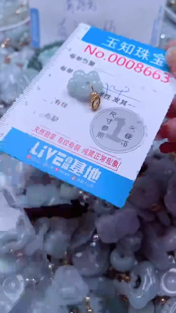 吊坠(不含链)未镶嵌翡翠8663