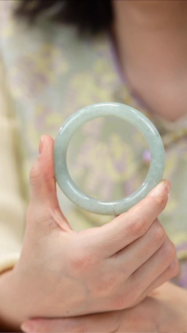 未镶嵌手镯翡翠圆条w1078