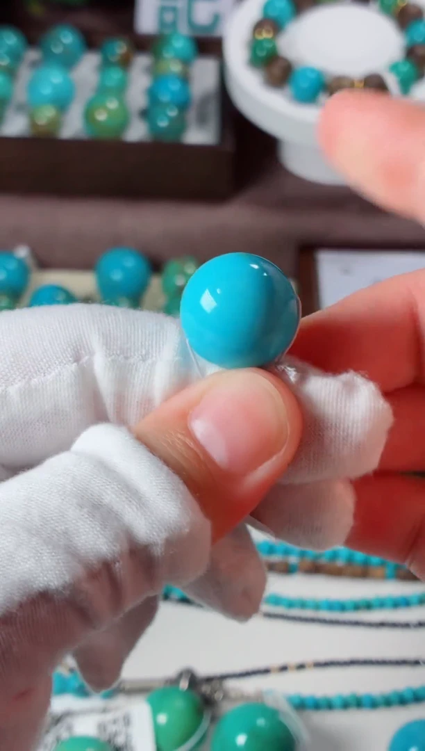 未镶嵌绿松石吊坠17mm+