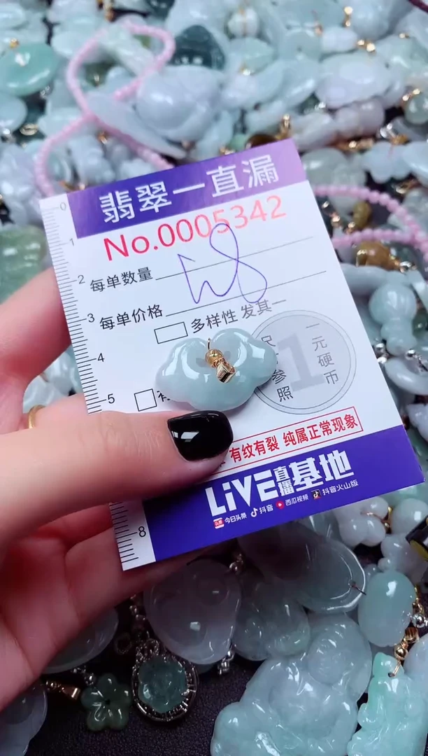 吊坠(不含链)未镶嵌翡翠5342