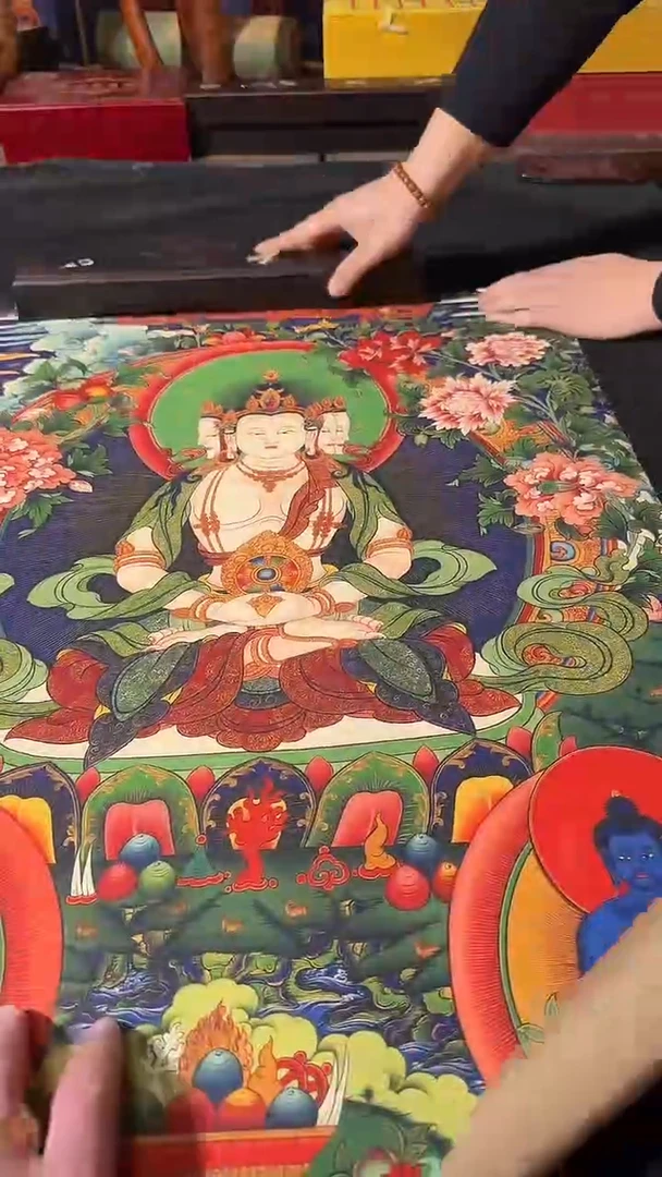 卷轴画藏式珍藏彩绘艺术馆120