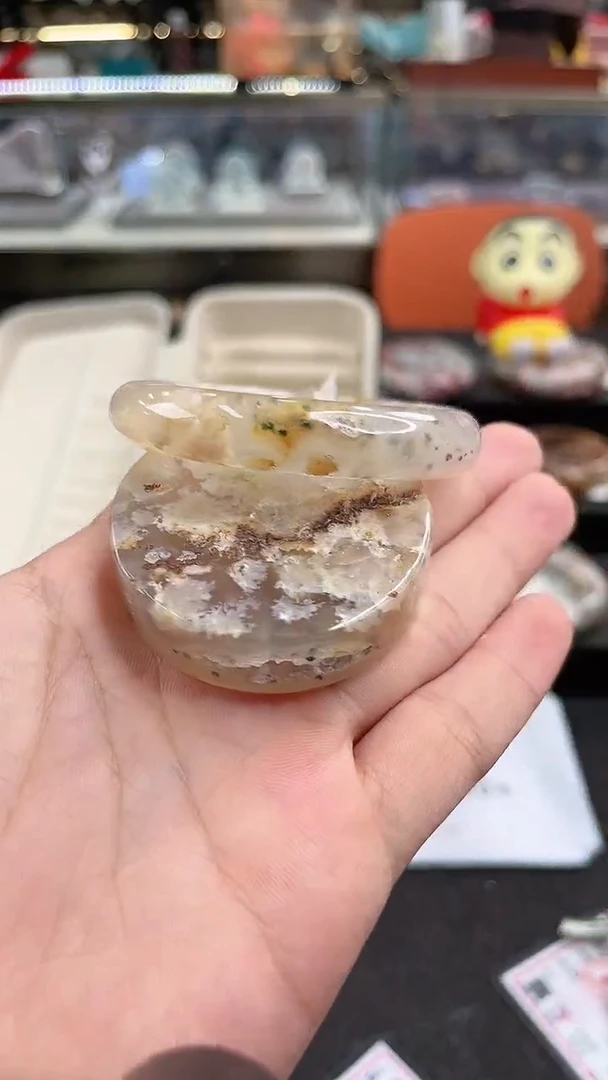 未镶嵌手镯石英质玉54圈口 （赠品镯心）3528967