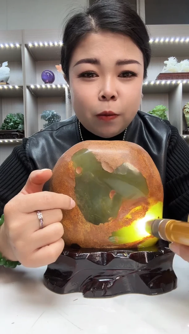石材天然石材家居摆件博古架摆放
