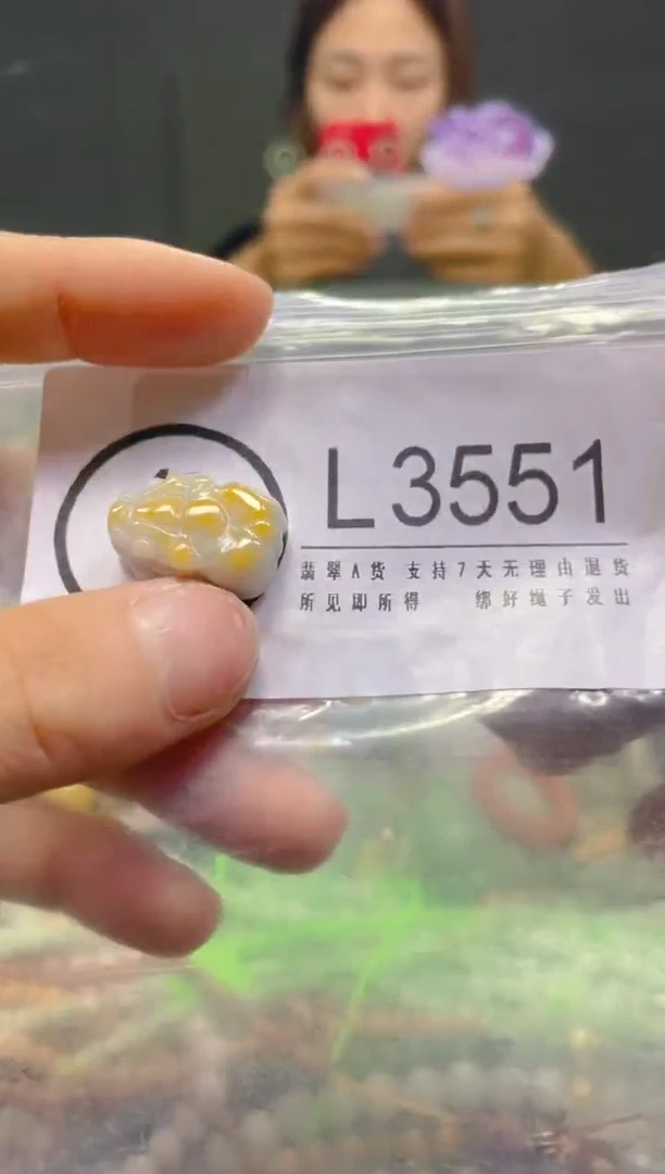 颈饰未镶嵌翡翠/L/翡翠A货，一件也是批发价