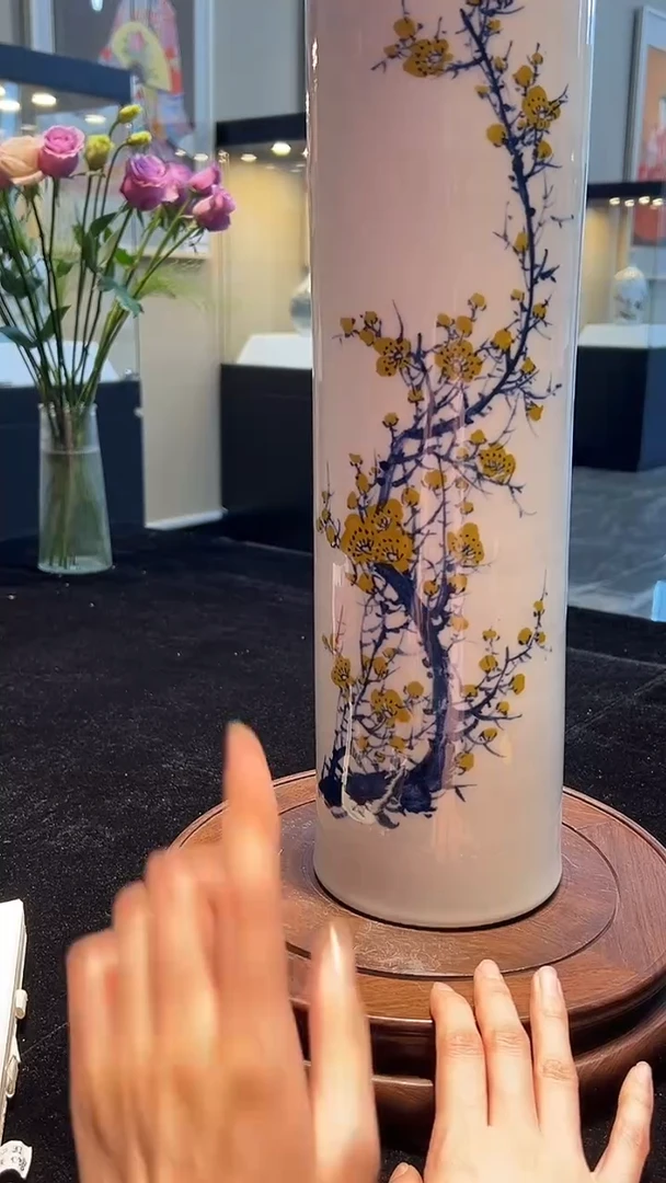 其他瓷崔景哲-瓷器-C小-梅开五福