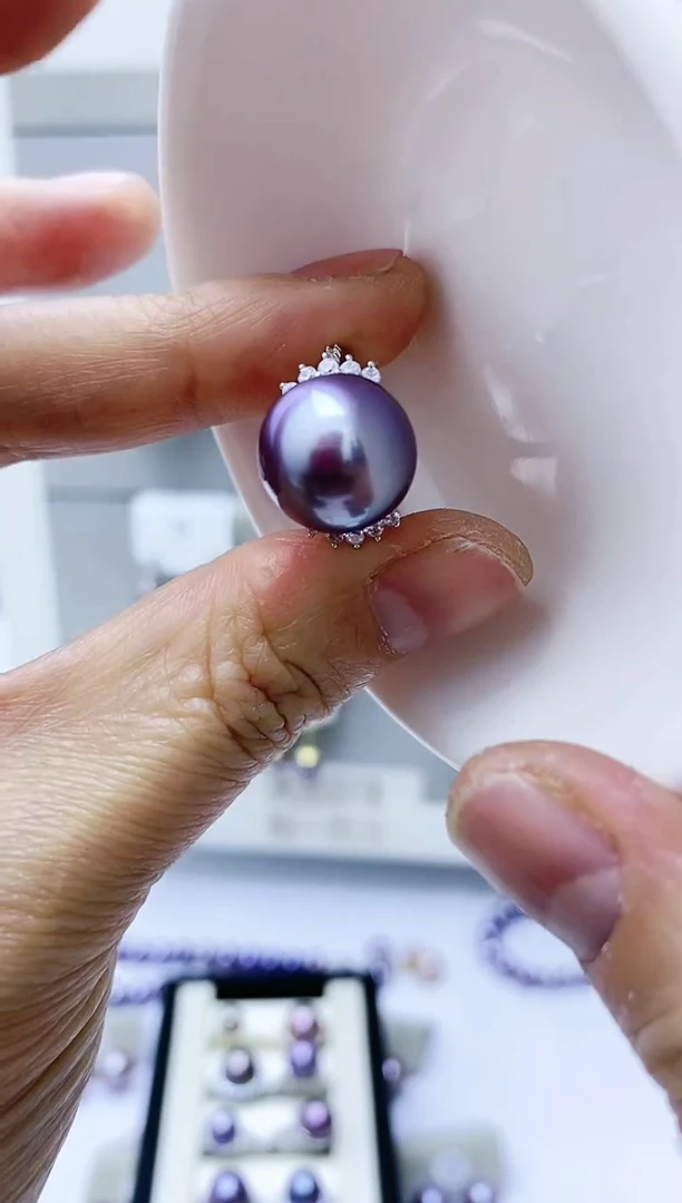 【闪购商品】淡水珍珠戒指银S925镶嵌戒指