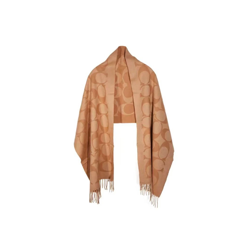 全新未使用 COACH/蔻驰 焦糖色 羊毛 围巾/ACC500030010