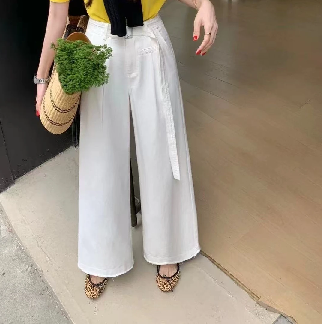 【香姐推荐】【3336】【二上】夏季时尚新款直筒长裤百搭显瘦