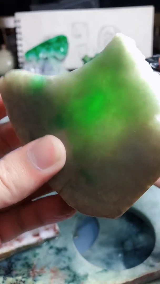 翡翠未镶嵌颈饰天然A货翡翠