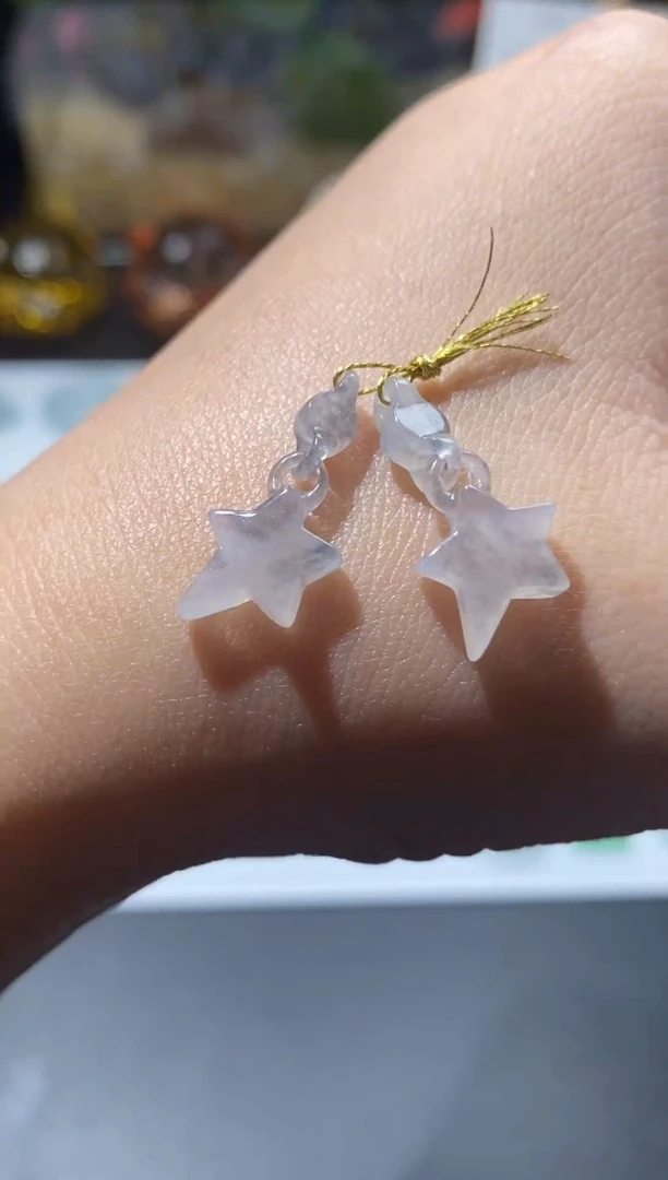 未镶嵌定制翡翠星星