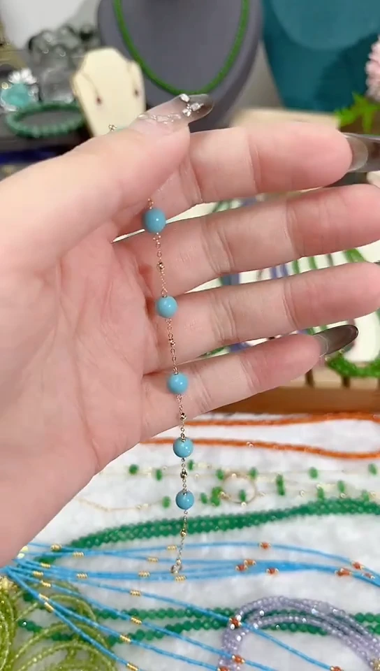 【闪购商品】水晶手链14K金镶嵌松79