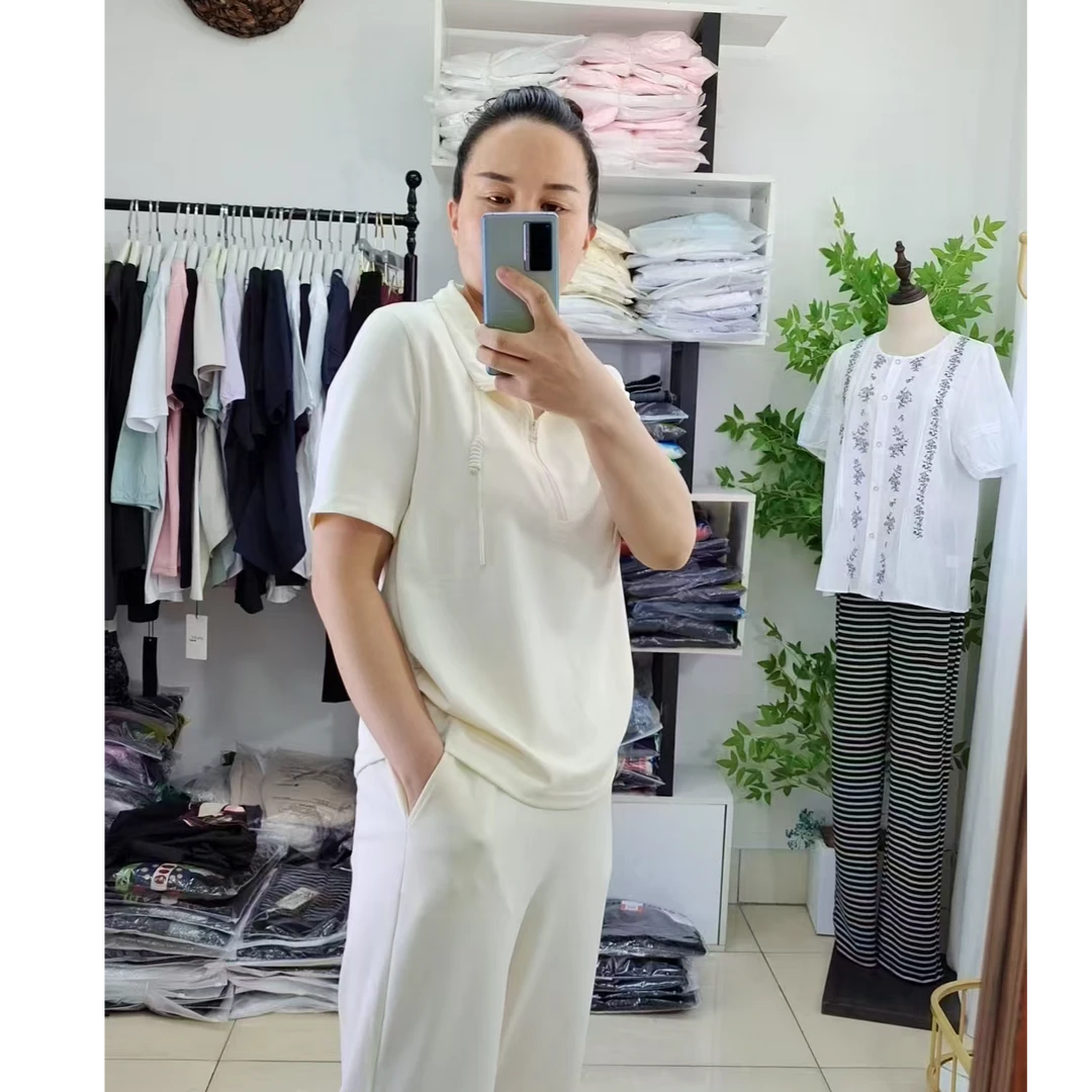 水淼2025夏新款正品时尚百搭上衣