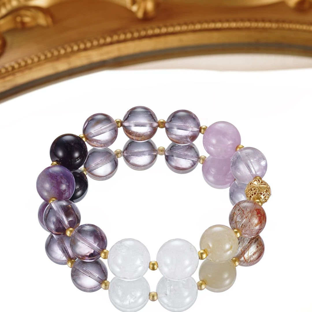 【大女主】女性时代崛起-紫水晶系列多宝水晶手串事业独立多样性