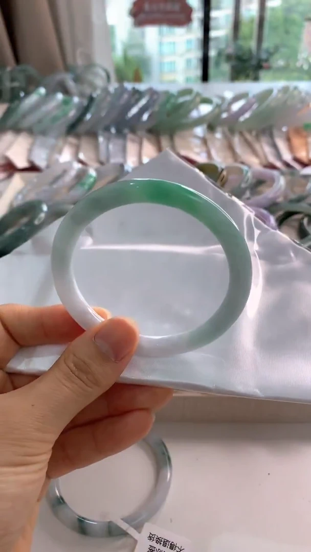 未镶嵌手镯翡翠58圆条