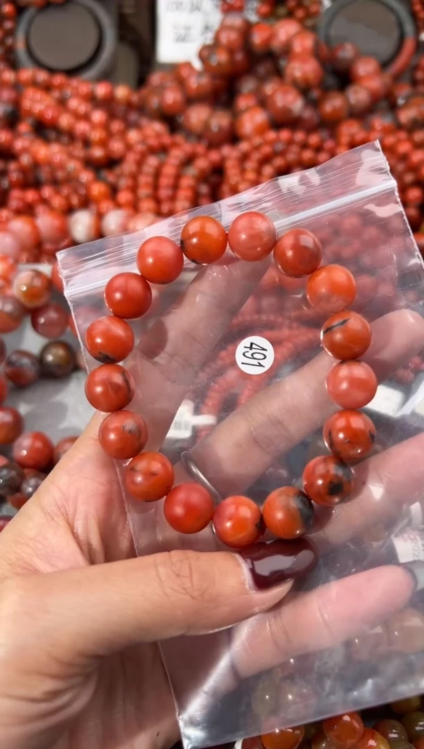 未镶嵌手串南红玛瑙12+