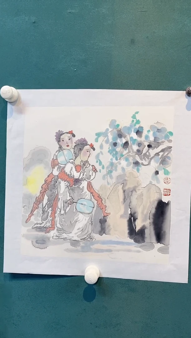 国画李学荣作品分享