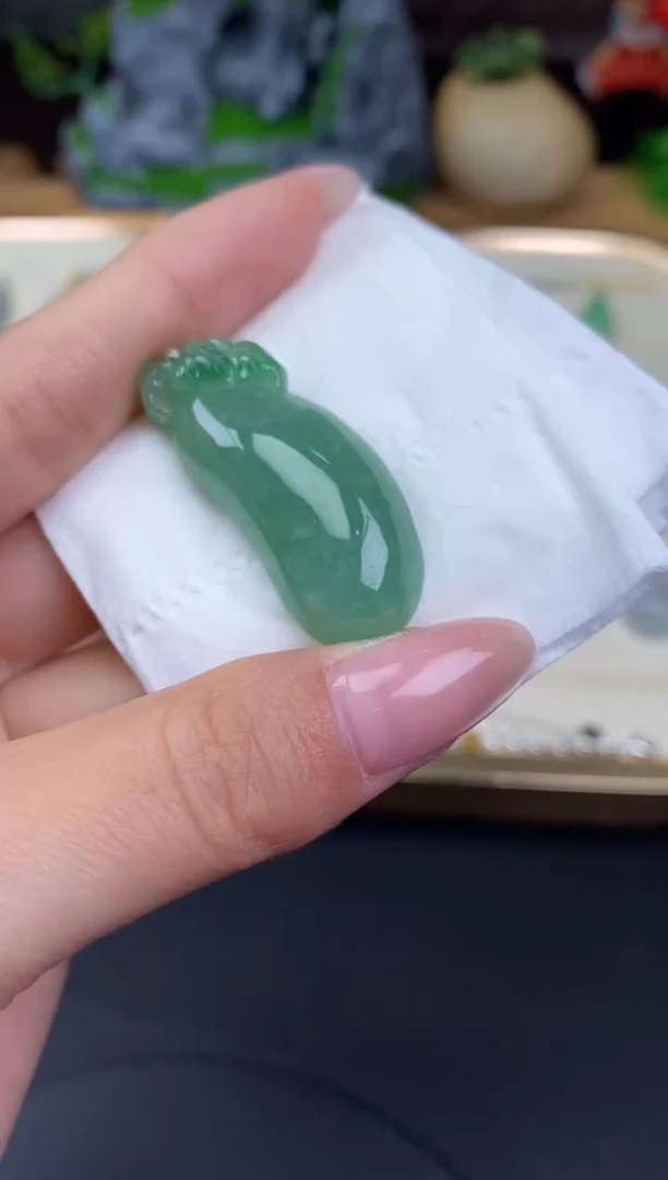 吊坠(不含链)未镶嵌翡翠福瓜@@CMT