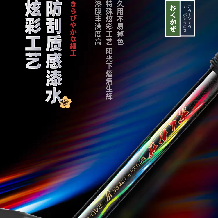 刚锋矶投碳素滑漂远投草鱼鲢鳙青鱼矶钓竿