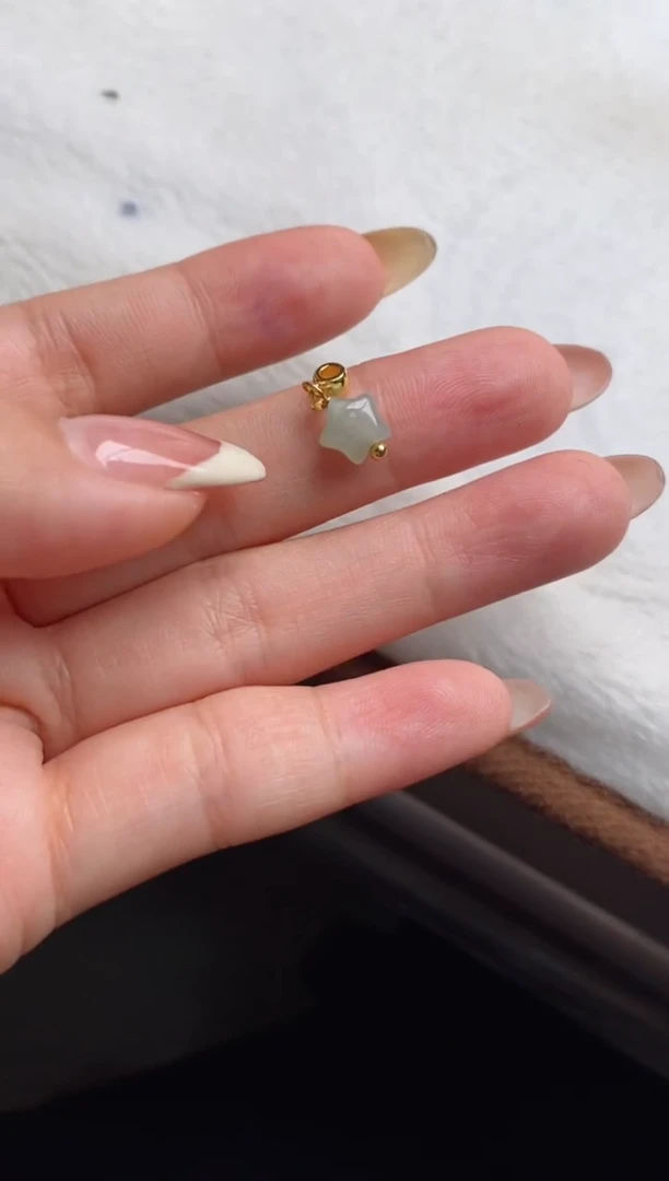 银S925镶嵌戒指翡翠天然A货翡翠