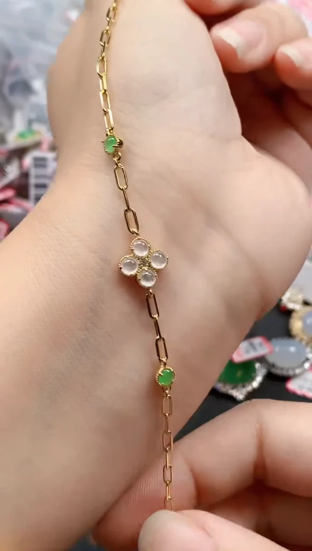 银S925镶嵌戒指翡翠天然A货缅甸翡翠