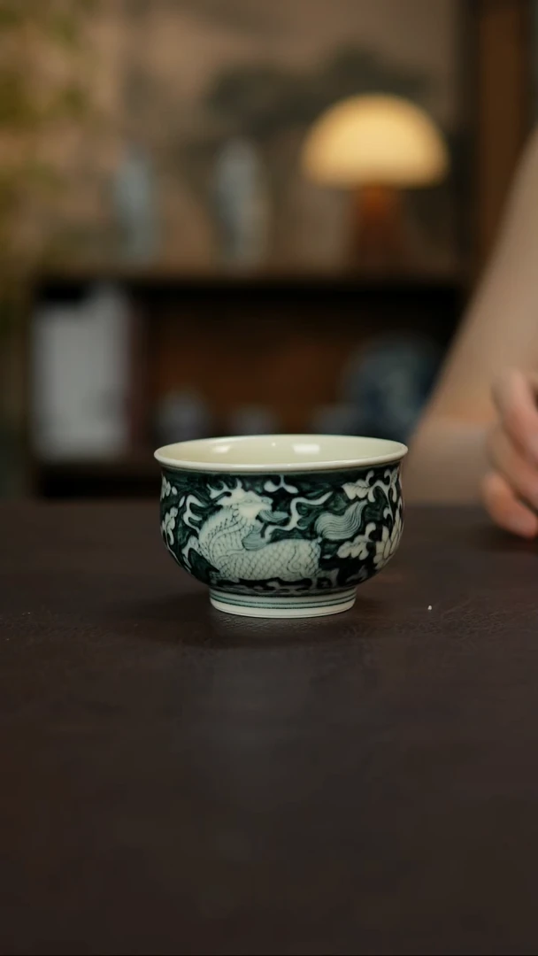 杯景德镇陶瓷杯碗柴烧多人