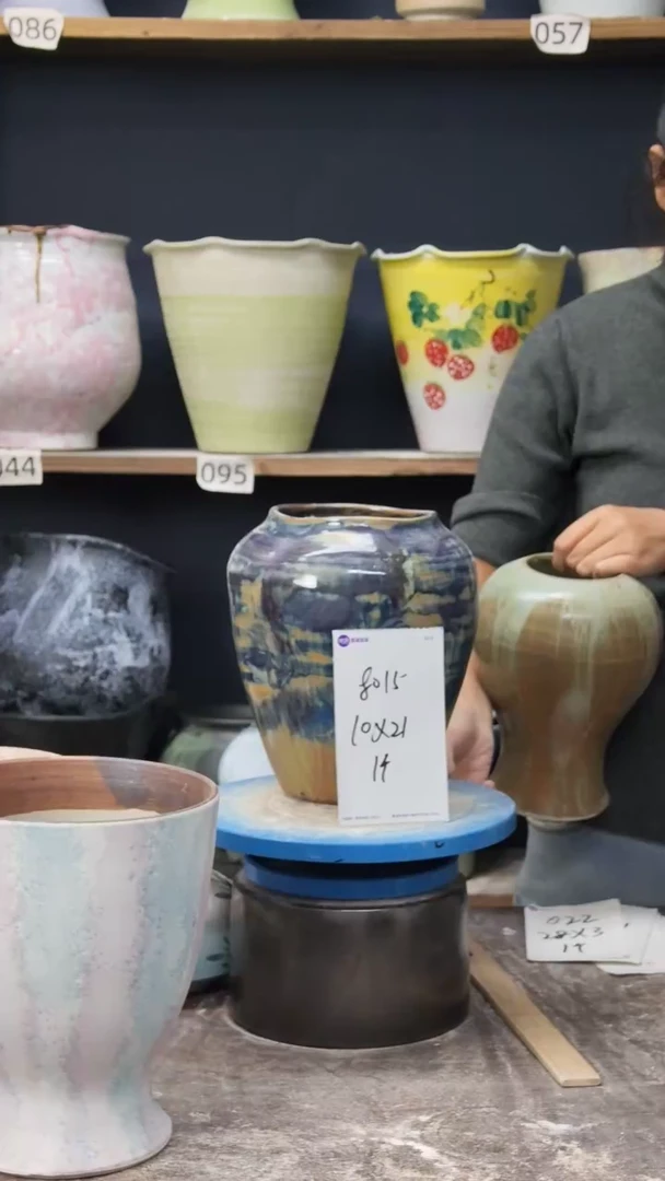 江西景德镇花盆微瑕8015