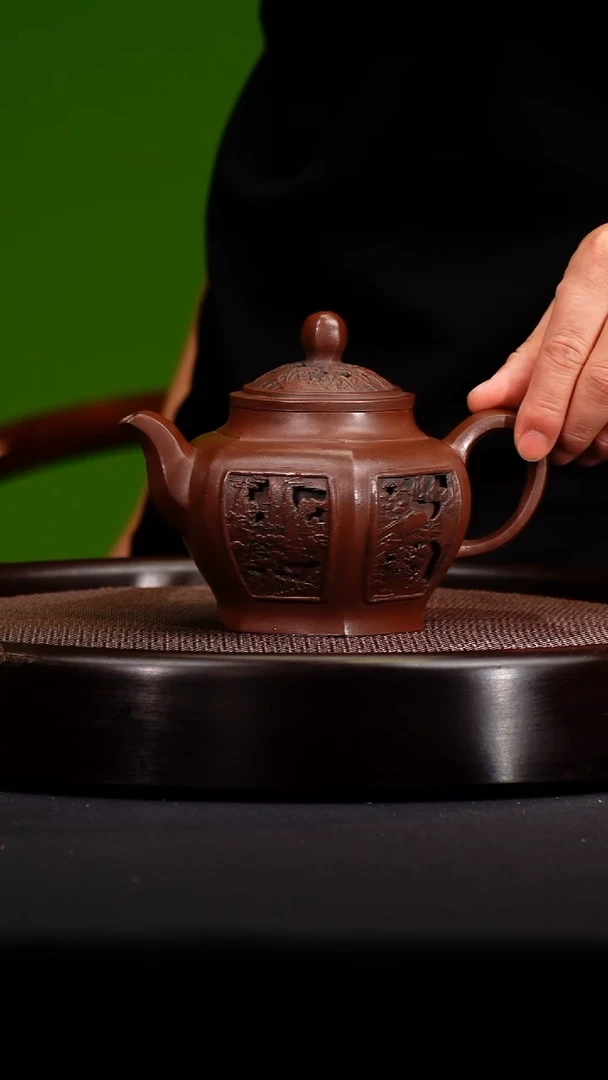 茶壶紫砂  宜兴紫砂原矿壶