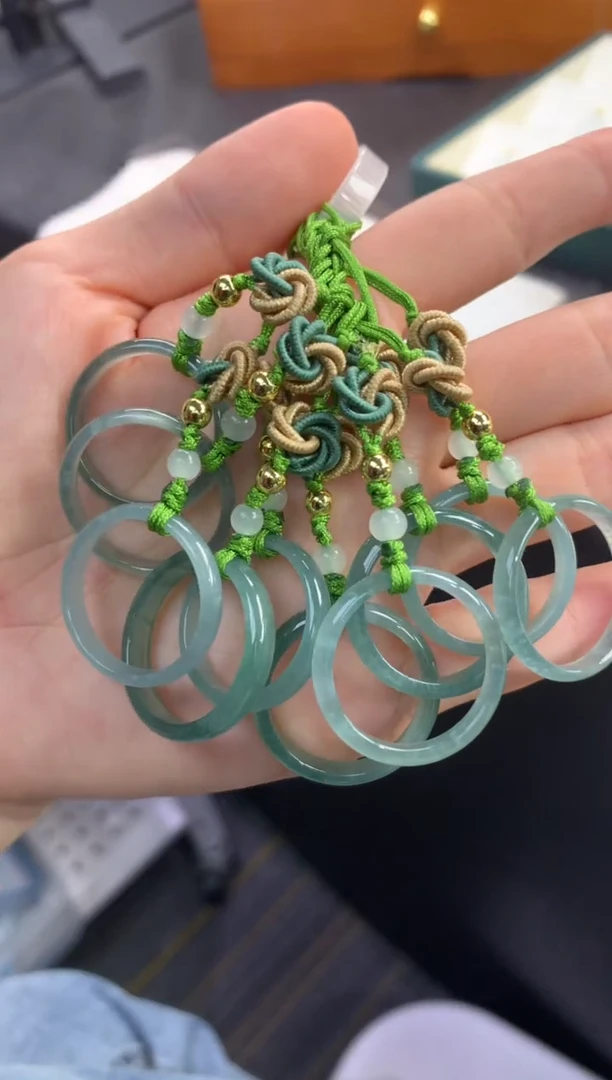 未镶嵌挂件翡翠FC416 翡翠手机挂 多样性发其一