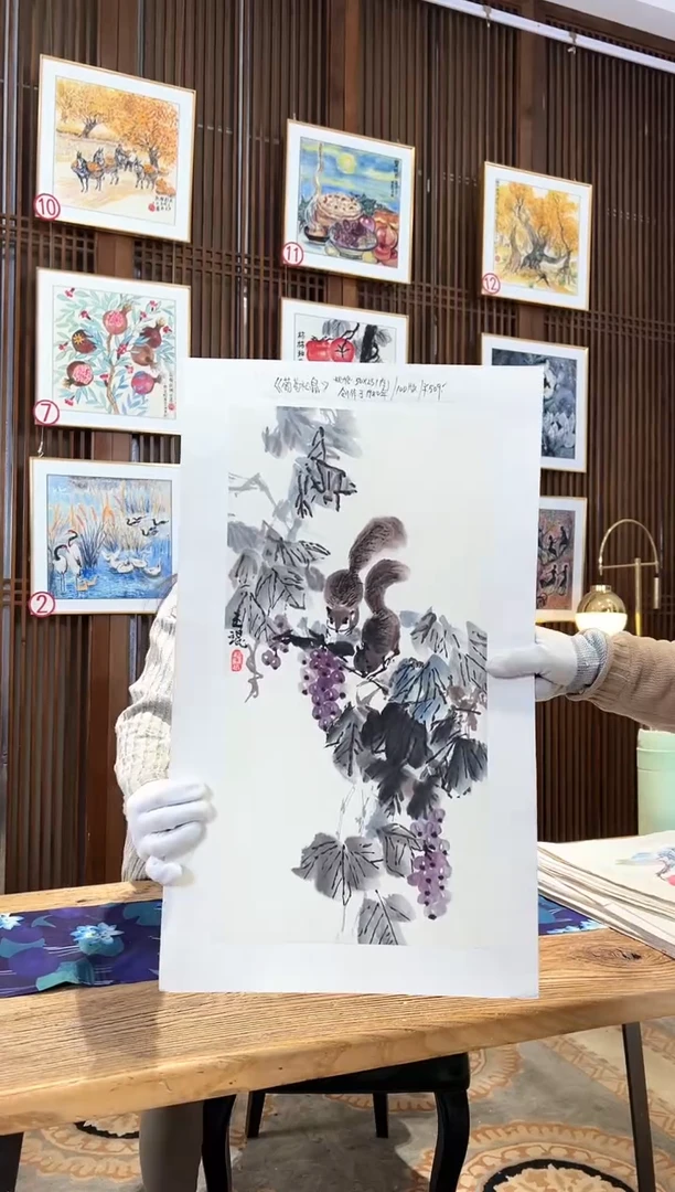 版画版画耿玉琨名章限量版画S