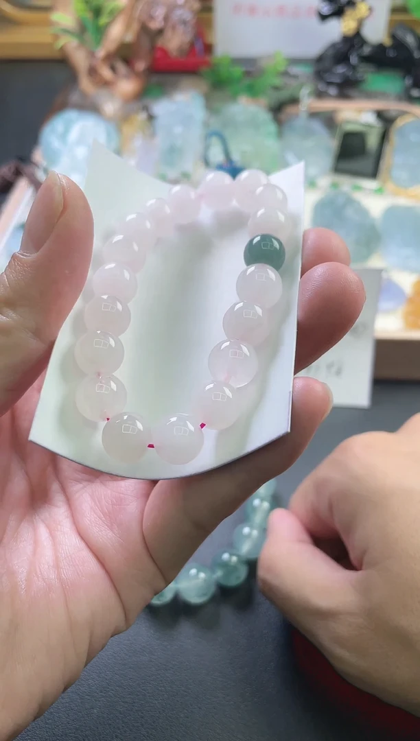 未镶嵌手串翡翠天然A货翡翠单珠DIY款圆珠 A-007（多样性发其一）