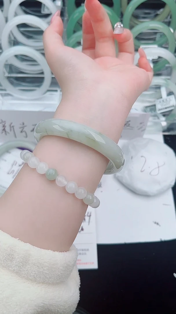 合金手镯石英质玉88-59/60