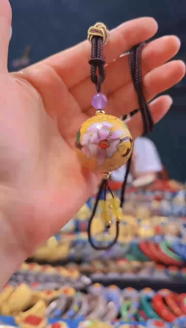 非遗绝技 景泰蓝3.0项链 黄