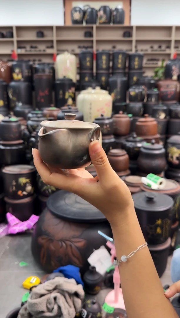 罐瑕疵无礼盒 柴烧手抓 306
