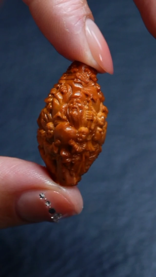 橄榄核吊坠苏工橄榄核